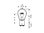 Ampoule de feu stop arrière 12V21/5W BY15D