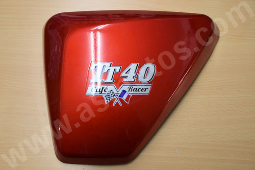 Cache lateral gauche rouge TT40